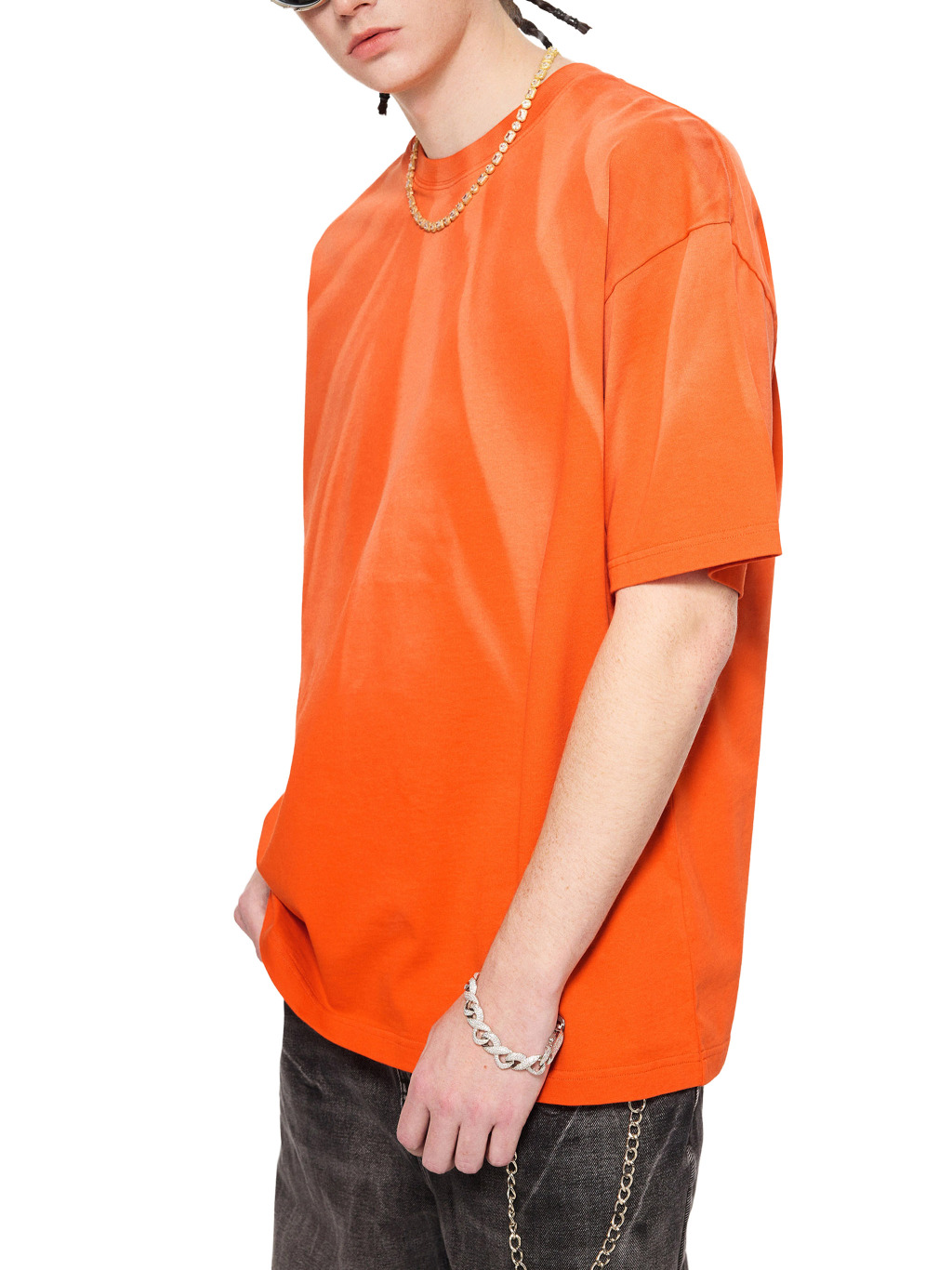 Hand-Scrunched Sunfade T-Shirt – Vintage Streetwear | Tapstitch-6